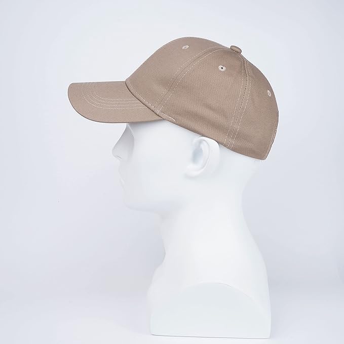 LANGZHEN Unisex Baseball Cap 100% Cotton Fits Men Women Washed Denim Adjustable Dad Hat