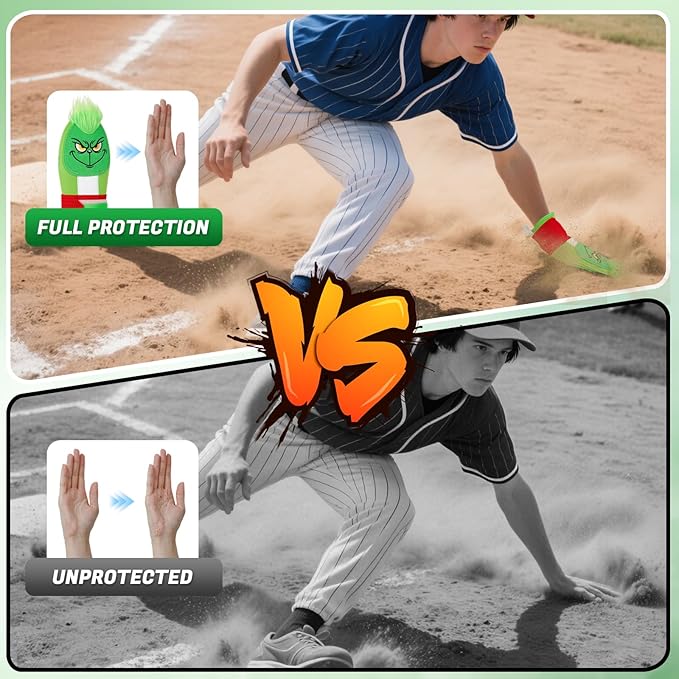 Baseball Sliding Mitt - Sliding Mitt for Youth - Drippy Drip Accessory Scary HaHa