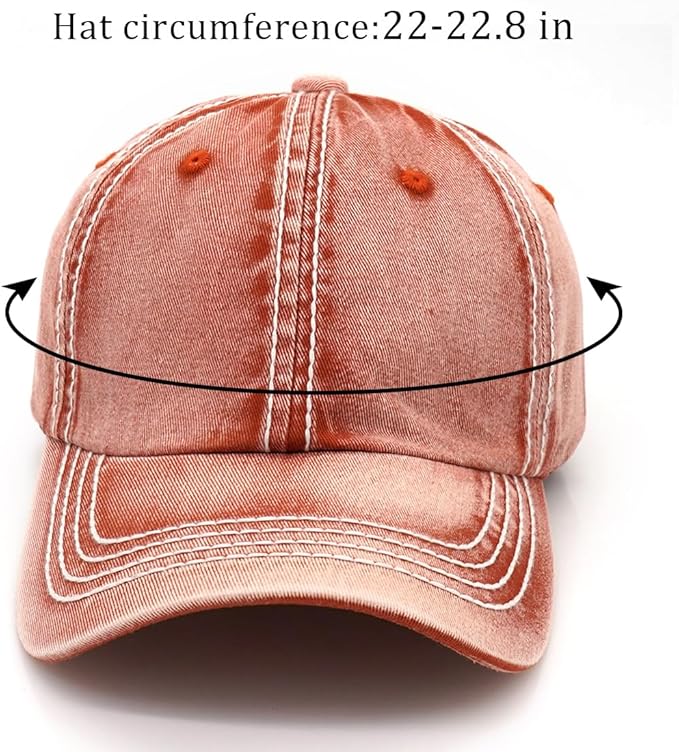 Baseball Cap Vintage Washed Hats Distressed Trucker Hat for Women Men