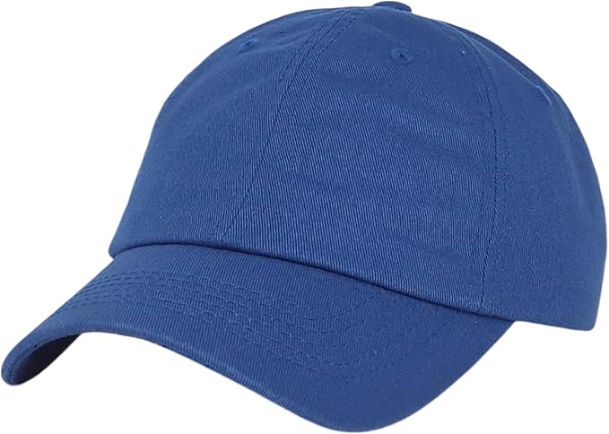 Classic Dad Hat Cotton, Low-Profile Plain Baseball Cap, Adjustable, Breathable and Packable