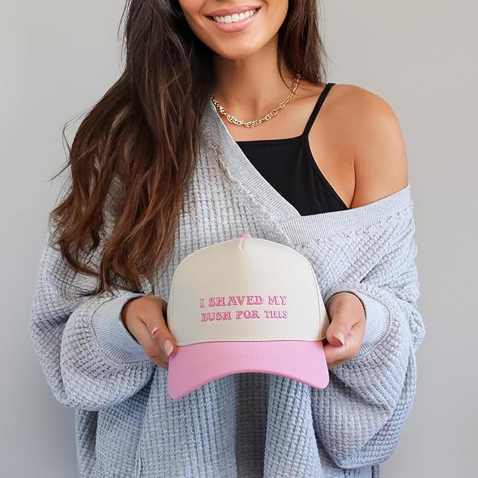 Vintage Canvas Embroidery Funny Hats Put It On My Husband's Tab Hat Adjustable Baseball Cap for Men Women