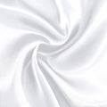 RUDONG M White Satin Fabric by The Yard, 3 Yard x 60 Inch Wide Silky Charmeuse by RUDONG+M