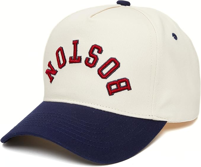 Funky Junque Upside Down City Trucker Hat for Men and Women – Unisex 3D Embroidered Gameday Baseball Cap, Retro Snapback Hats