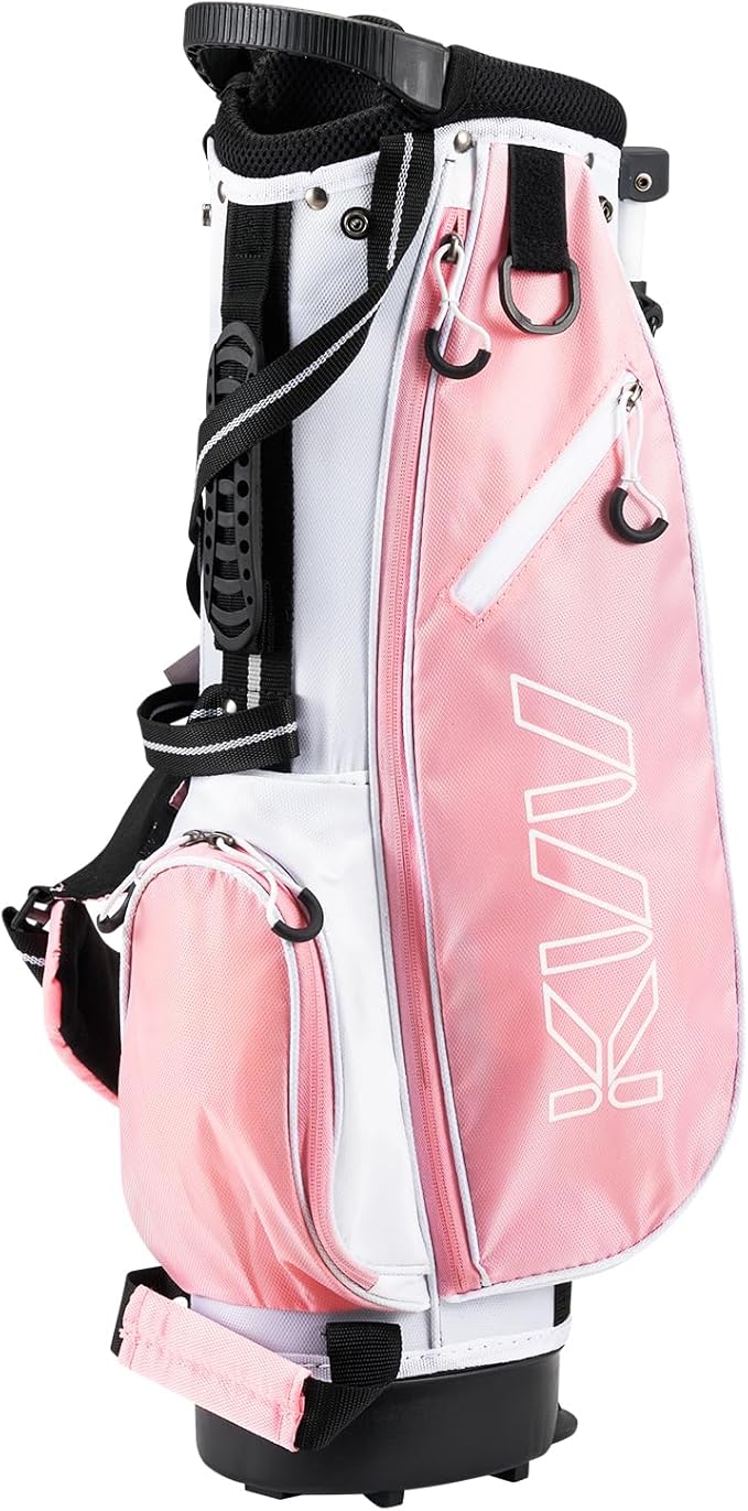 KVV Junior Golf Stand Bag, Lightweight Golf Stand Bag for Children Kids Ages 4-6/7-9/10-12