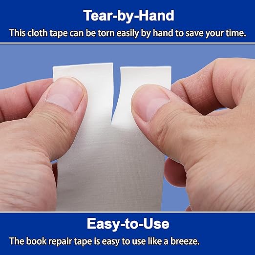 Cloth Bookbinding Repair Tape Cloth Book Repair Tape 2 Inch by 33 Feet Self - Image 4