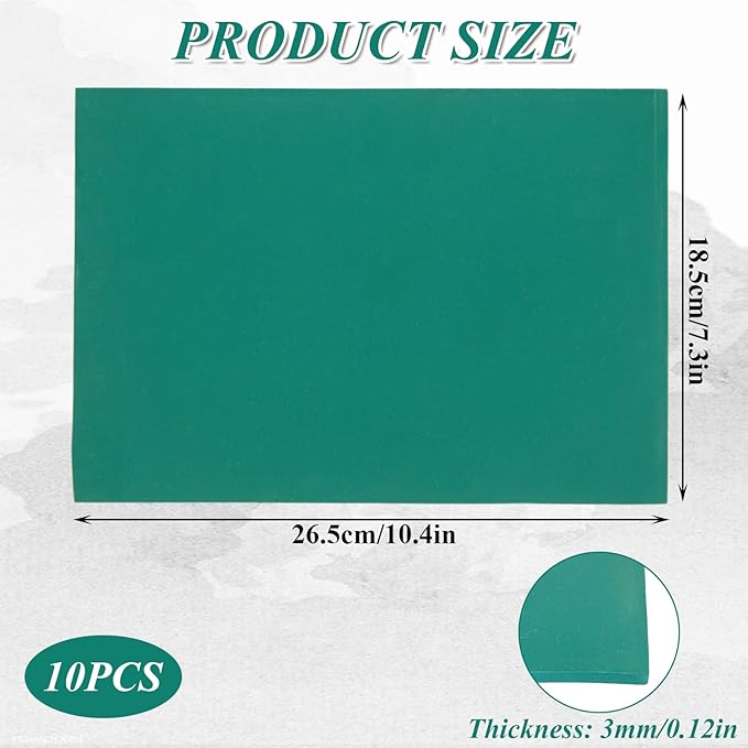 LDXDRU 10 Pack Linoleum Blocks for Printmaking, 8 x 10 Inch Linoleum Blocks - Image 2