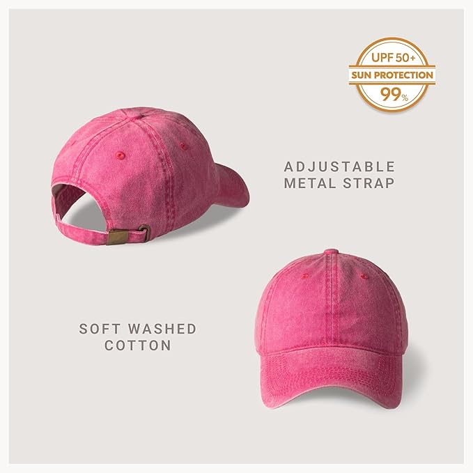 CHOK.LIDS Everyday Premium Dad Hat Unisex Cotton Baseball Cap for Men and Women Adjustable Lightweight Polo Style Curved Brim