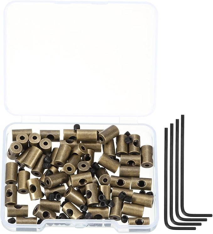 MECCANIXITY 50 Pcs Metal Locking Pin Backs, Locking Pin Keepers Clasp 9mm by MECCANIXITY
