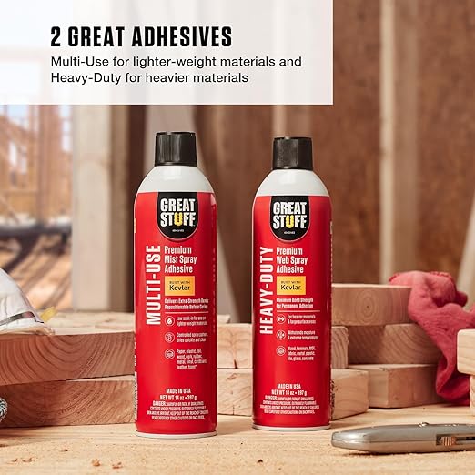 Great Stuff™ Multi-Use Mist Adhesive - 14 oz - Aerosol - Image 5