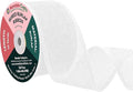Mandala Crafts White Burlap Wired Ribbon 2 Inches Wide Jute Ribbons by MandalaCrafts