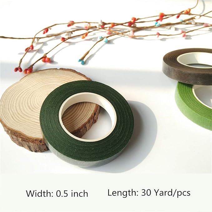 4 Rolls 1/2 Inch Floral Tapes Florist Wraps - Image 2