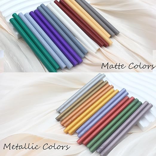 52pcs Pale Blue Sealing Wax Sticks, Andotopee Glue Gun Wax Seal Sticks - Image 7