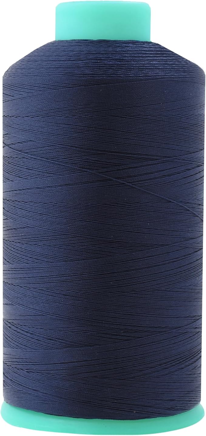 Mandala Crafts Bonded Nylon Thread Navy Blue Heavy Duty Sewing Threads by MandalaCrafts