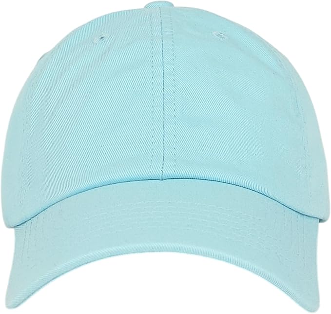 Classic Dad Hat Cotton, Low-Profile Plain Baseball Cap, Adjustable, Breathable and Packable