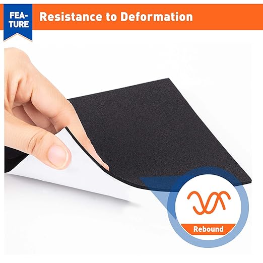 MAGZO 5Pcs Adhesive Foam Padding 1/8 in Thick X 12 in X 8 in, Closed Cell Foam - Image 5