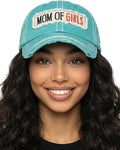 Funky Junque Distressed Vintage Baseball Cap - Embroidered Patch Women's Hat - Holiday, Lifestyle & Patriotic Designs