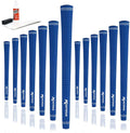 Karma Velour Golf Grips for Men, Women, Juniors | Undersize, Standard, Midsize, Oversize, & Jumbo | 6 Colors | Choose Single, 9, 13 Pack or Golf Club Grip Kit
