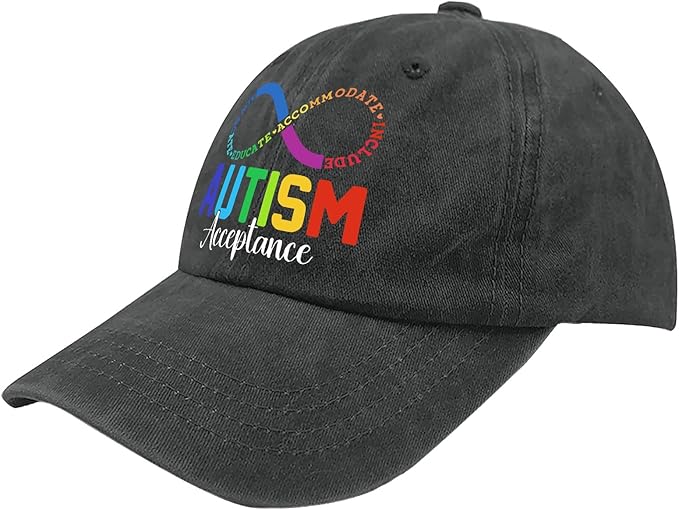 I'm a Pround Autism Uncle Baseball Cap for Mens Fashion Washed Distressed Baseball Caps