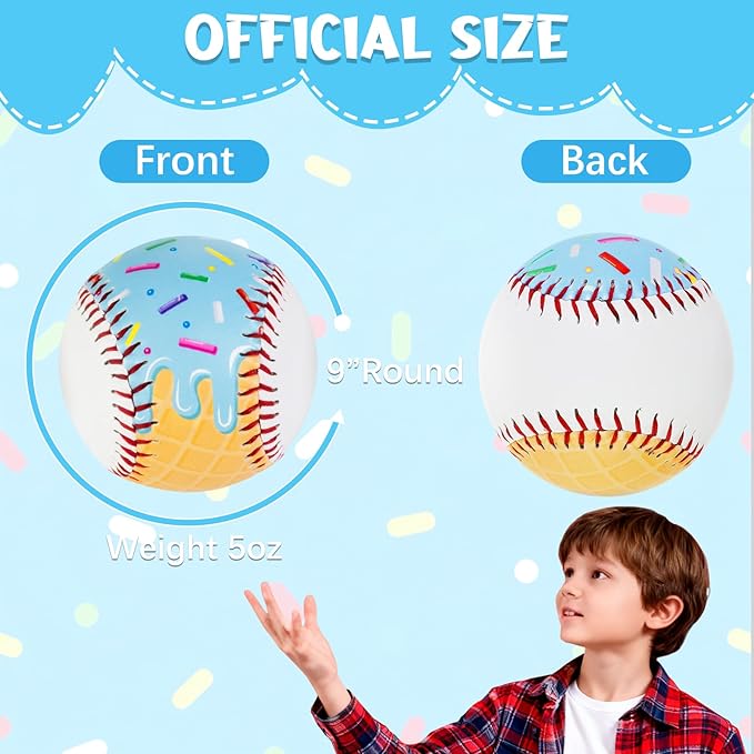 Baseballs PVC 9in Practice Baseball for Training Hitting Lifestyle Decor Ideal Personalized Inspired Gifts for Players Coaches Moms