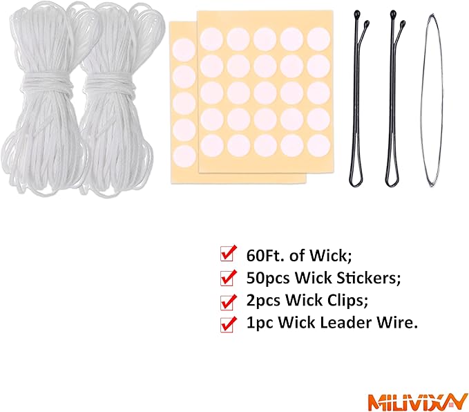 MILIVIXAY 2PCS Taper Candle Molds - Image 3