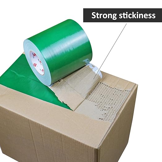 BOMEI PACK 6" Green Duct Tape, Wider Roll, 6 Inches x 60 Yards, 9 Mil Thick - Image 4