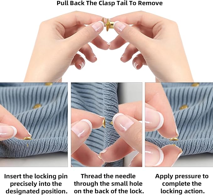Locking Pin Backs - Image 3