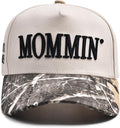 Women’s Mommin Trucker Hat – Vintage Two-Tone Ponytail Baseball Cap, Embroidered Adjustable Hat, Great Gift for Mom & Women
