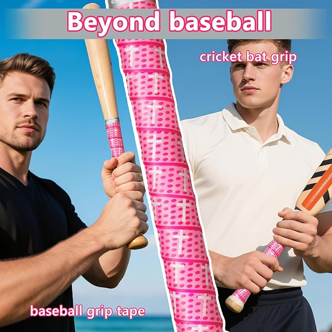 Eyourlife 2/4 Pack Baseball Bat Grip Bat Wraps for Baseball Lifestyle Softball Gifts Pro Feel Non-Slip Elite Batting Grip Tape for Bats Players