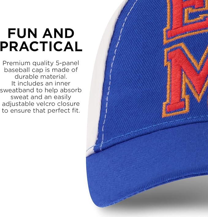 Sesame Street Baseball Cap, Toddler Hats for Boys & Girls Ages 2T-4T, Adjustable Kids Baseball Caps