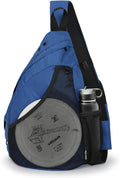 MOYAQI Disc Golf Bag with Retriever Holder and Storage Pockets, Disc Golf Backpack with 8-10 Disc Capacity, Padded Adjustable Strap and Back Panel, Lightweight and Durable