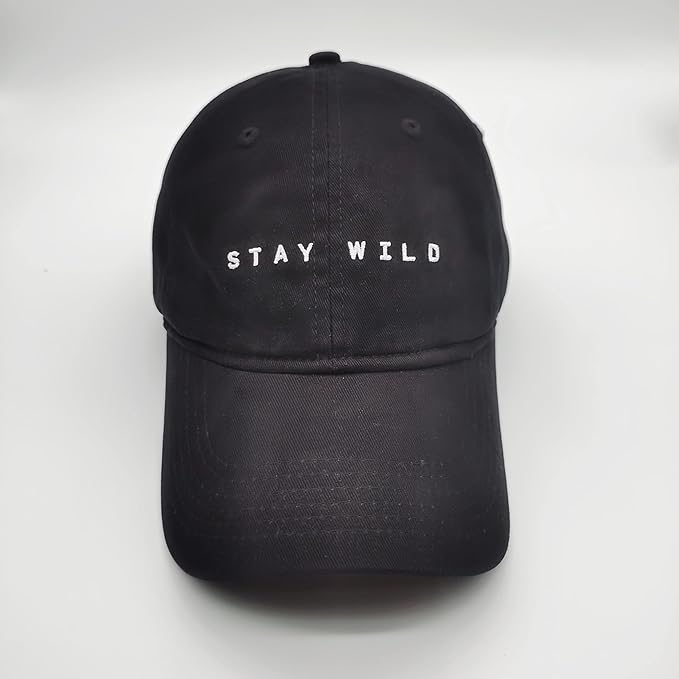 Atticus Poetry Hat, Embroidered Brushed Cotton Women’s Baseball Hat Unisex Fit, Adjustable One Size