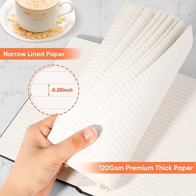 Huhuhero Lined Journal Notebook, 20 Pack Hardcover College Ruled Notebooks - Image 5