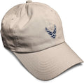 Speedy Pros Soft Baseball Hat Embroidered Dad Hat Air Force Emblem Embroidery Men & Ladies Baseball Cap Cotton