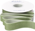 Ribbli Sage Green Velvet Ribbon 1 Inches Continuous10 Yard Spool Spring Moss by Ribbli