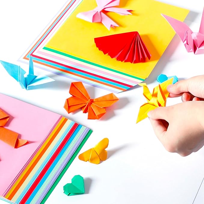 200 Sheets Origami Paper, 20 Colors Origami Craft Kit 6x6, Double Sided Color - Image 4