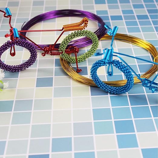 25 Rolls 820 Feet Colored Aluminum Craft Wire 0.8 mm Flexible Metal Artistic - Image 6