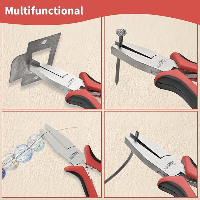 Flat Nose Pliers 5" - Image 5
