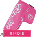 Craftsman Golf Lipstick Diamond Handbag Bow Pink 460 CC Golf Driver Headcover Mallet Blade Putter Covers Gift for Women