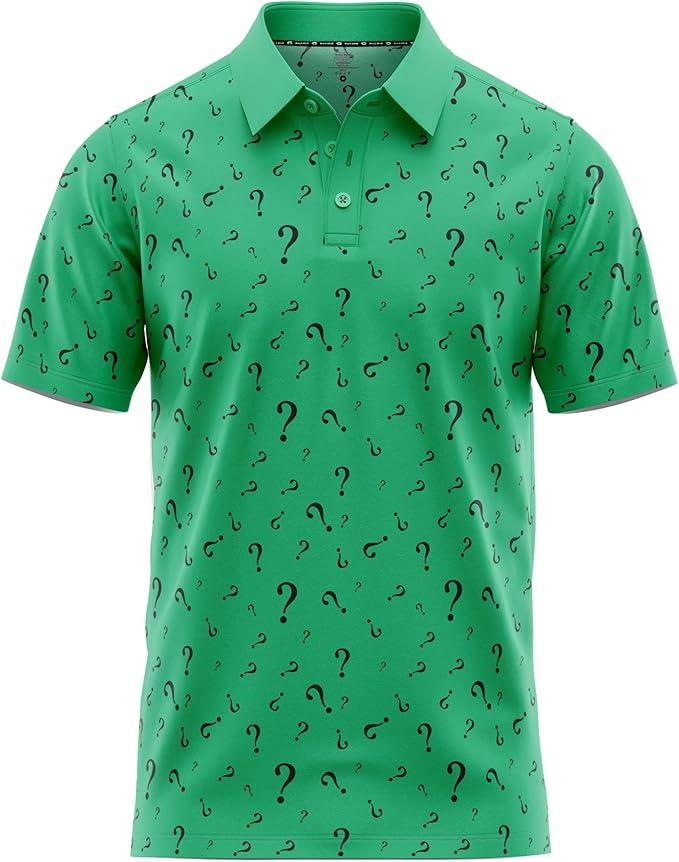 Funny Parody Golf Polo Shirt – Fun Movie Performance Quick Dry UPF Sun Protection Moisture Wicking Casual Wear Shocker Golf