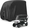 KISEER 4 Passenger 420D Waterproof Golf Cart Cover fits EZ GO Club Car Yamaha, Sunproof Dustproof
