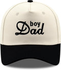 Embroidered Boy Girl Dad Mom Two-Tone Baseball Cap, Classic Dad Hat for Men Women His Her, Family Theme Gift Ideas