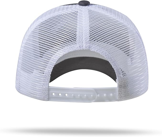 American Flag Trucker Hat - Snapback Hat, Baseball Cap for Men Women - Breathable Mesh Side, Adjustable Fit - for Casual Wear