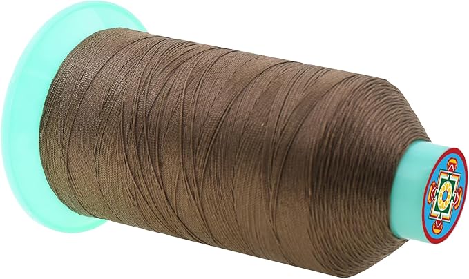 Mandala Crafts Bonded Nylon Thread Coyote Brown Heavy Duty Sewing Threads - Image 2