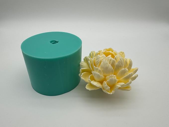 3D Chrysanthemum Flower Candle Wax Silicone Mold, DIY Resin Epoxy Flower Craft - Image 9