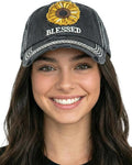 Funky Junque Distressed Vintage Baseball Cap - Embroidered Patch Women's Hat - Holiday, Lifestyle & Patriotic Designs
