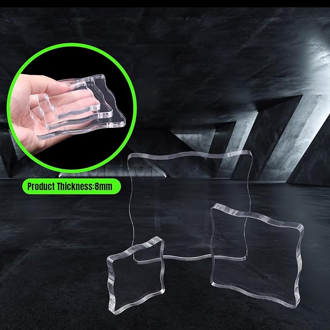 3-Piece Clear Acrylic Stamp Blocks - Image 3