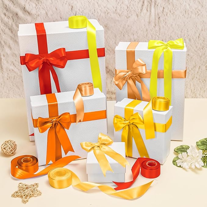 1-1/2 Inch Orange Satin Ribbons - Image 8