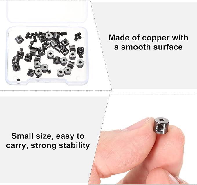 MECCANIXITY 30 Pcs Metal Locking Pin Backs, Locking Pin Keepers Locking Clasp - Image 5