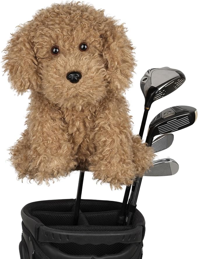 Craftsman Golf Club Cover Poodle Driver Headcover Dog Driver Head Cover Plush Material Funny Golf Head Cover Golf Gift