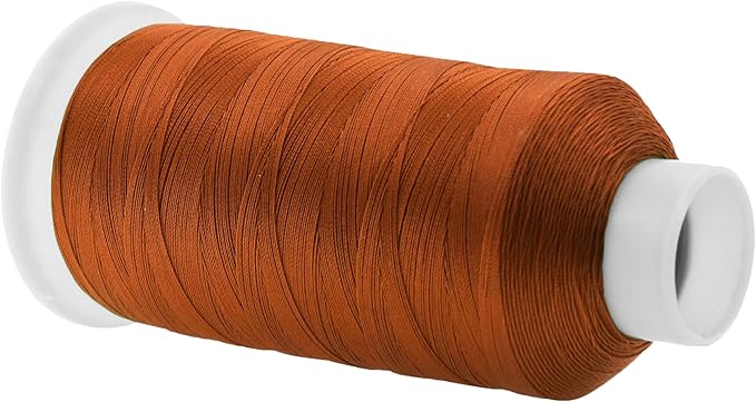 Mandala Crafts Burnt Orange Heavy Duty Thread -1500 Yds Tex 90 Thread - Image 2